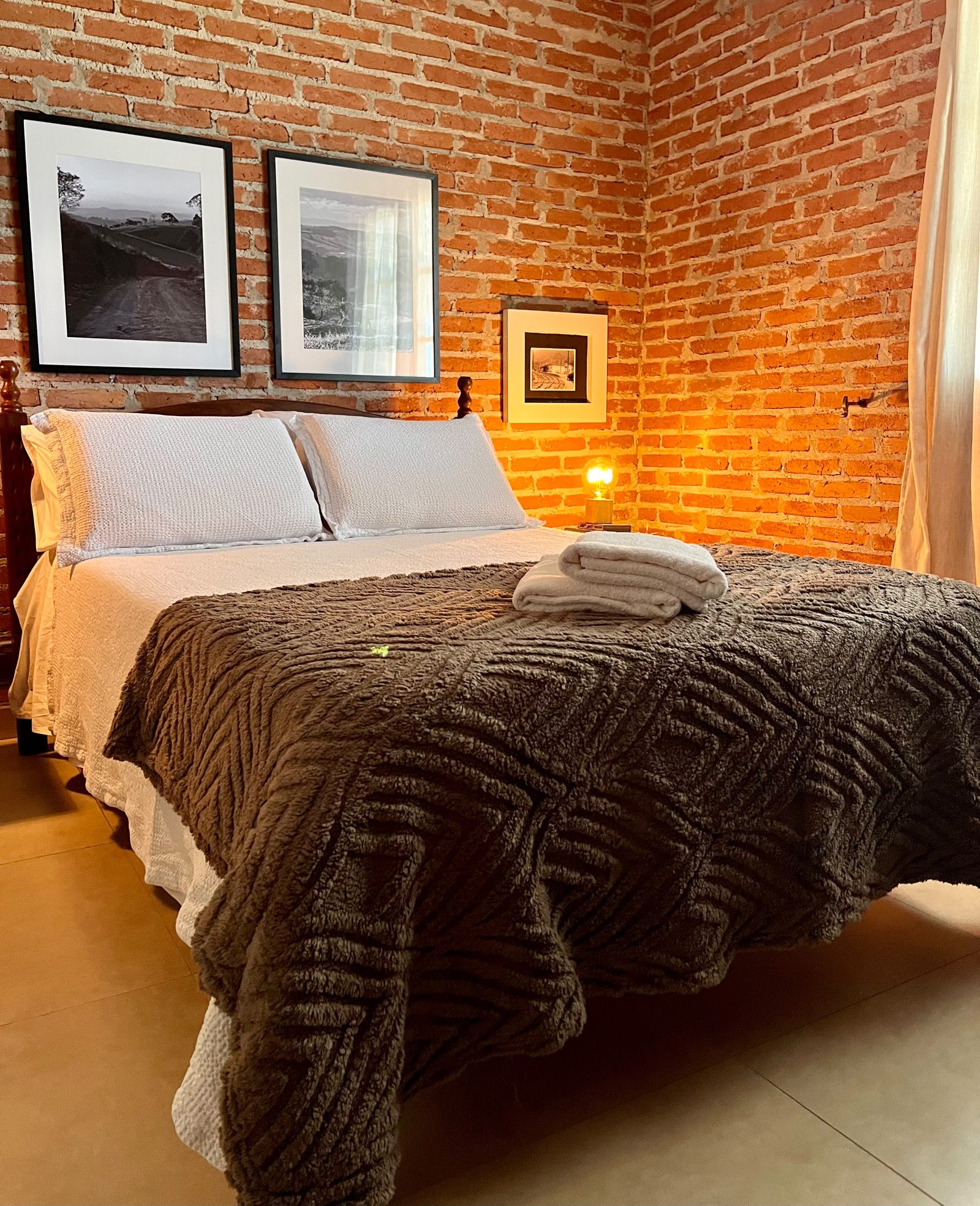 Quarto de casal da cabana Terrinha